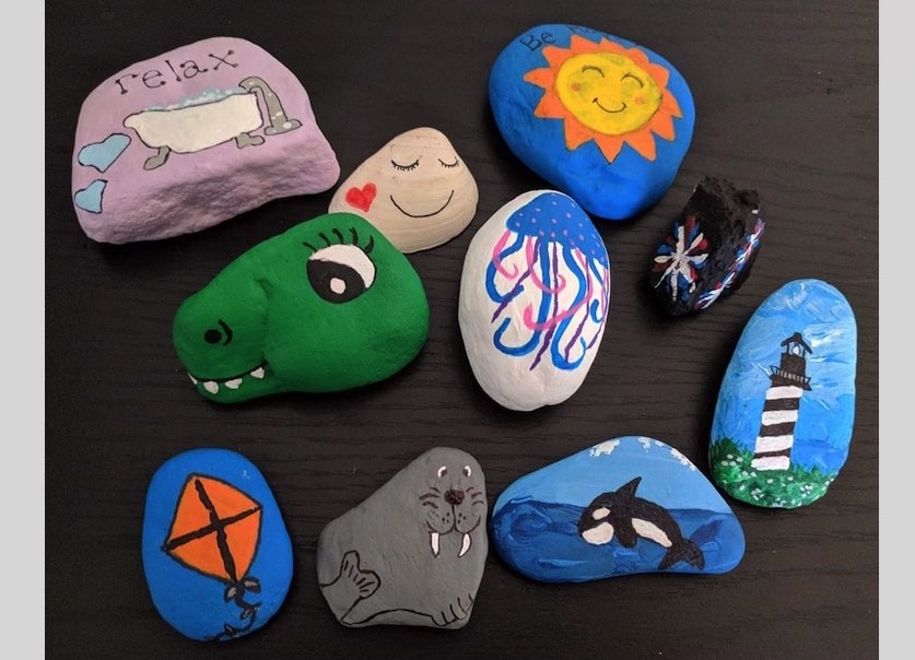 Pebble Painting: 2nd Aug (ages 5-7)